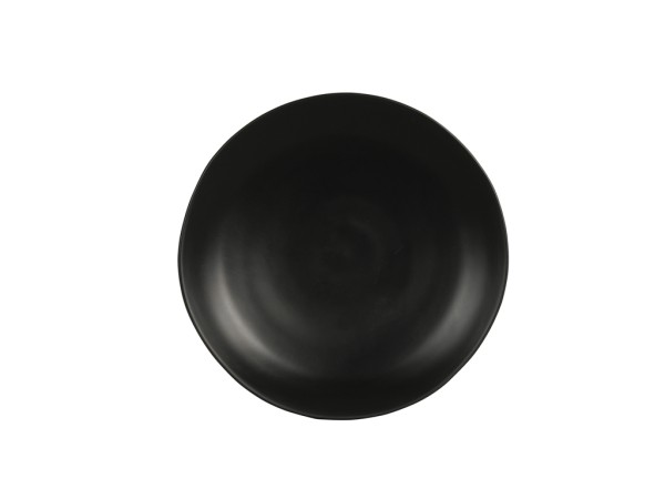 Hand Thrown 9" Plate-Black